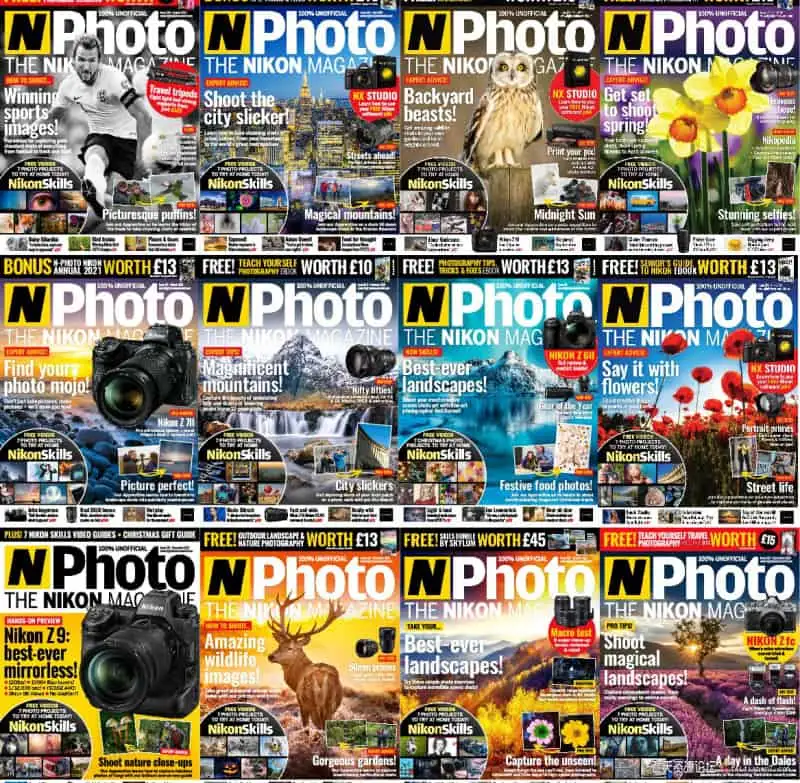 尼康专刊杂志2021合集 [ N-Photo ] / 12本 / PDF