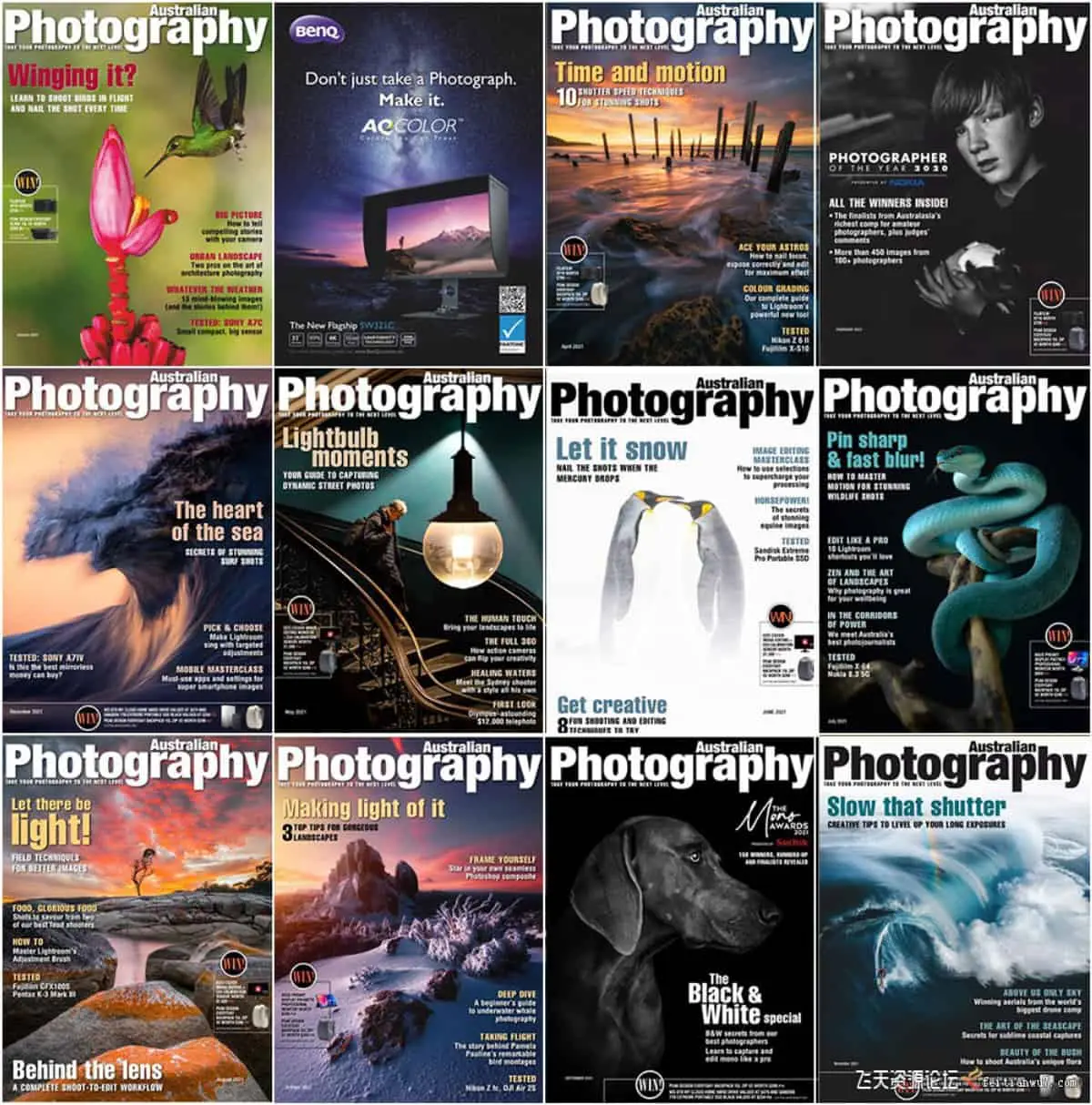 澳大利亚摄影-2021年全年刊集杂志 Australian Photography - 2021 Full
