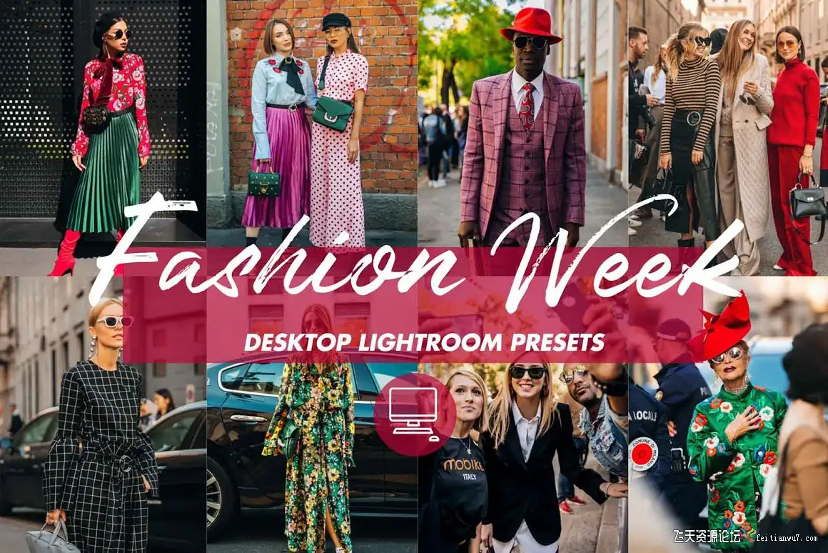 潮流时尚街拍人像后期Lightroom预设Lightroom Preset FASHION