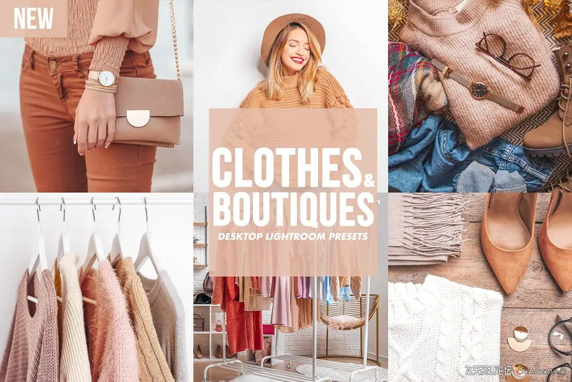 时尚人像服装服饰产品摄影后期Lightroom预设Lightroom Presets CLOTHES