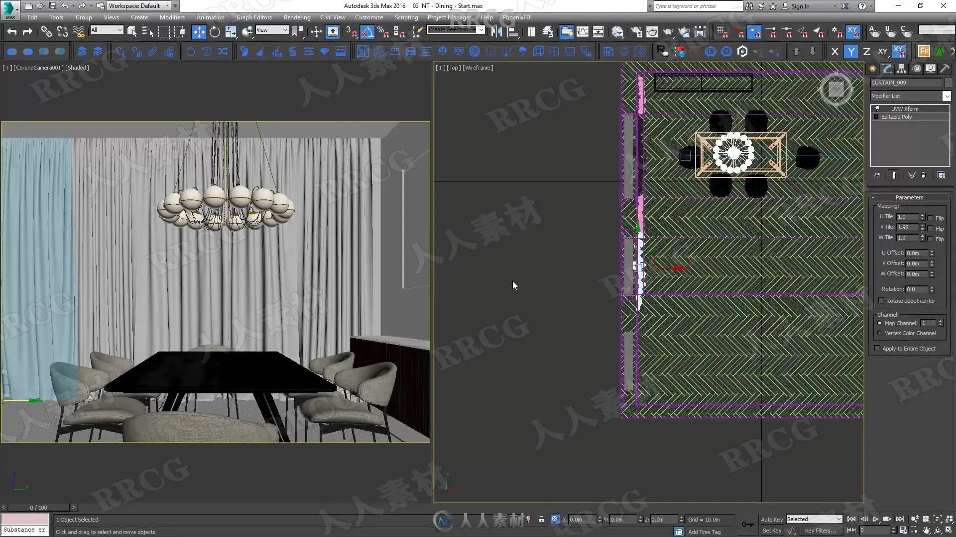【新提醒】3dsmax中Corona室内场景可视化渲染技术视频教程 3D与动画教程 人人CG (10)