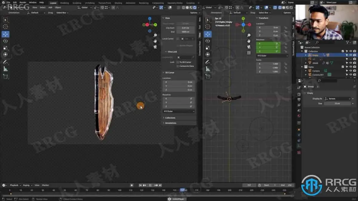 Blender游戏盾牌模型和纹理实例制作视频教程 3D与动画教程 人人CG (8)