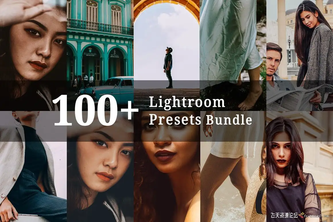 100+旅拍时尚人像VSCO胶片LR预设合集100+ Lightroom Presets Bundle