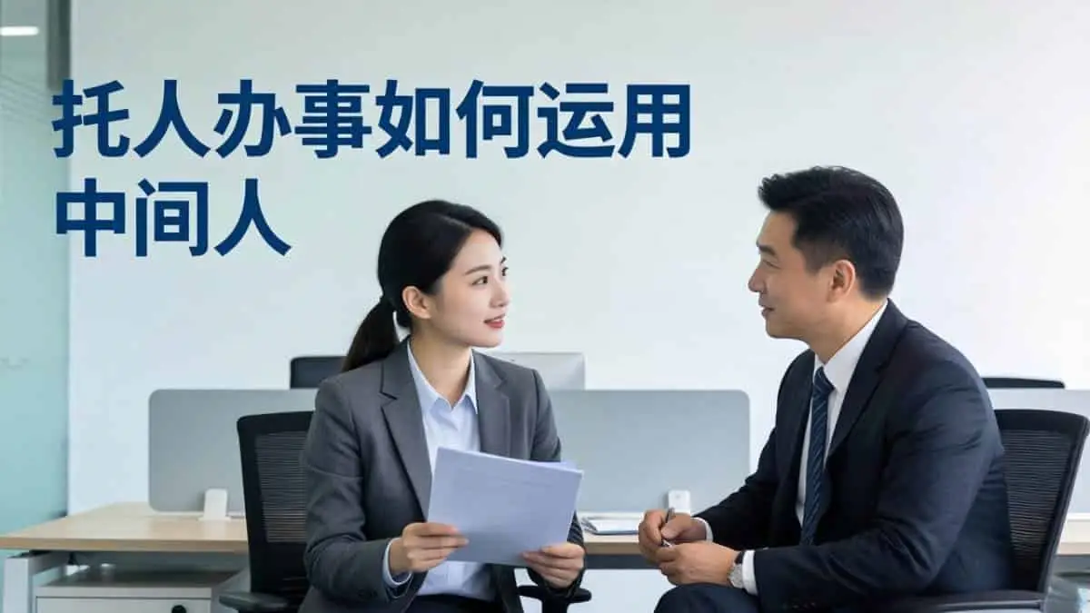 （17938期）付费文章：托人办事如何运用中间人？