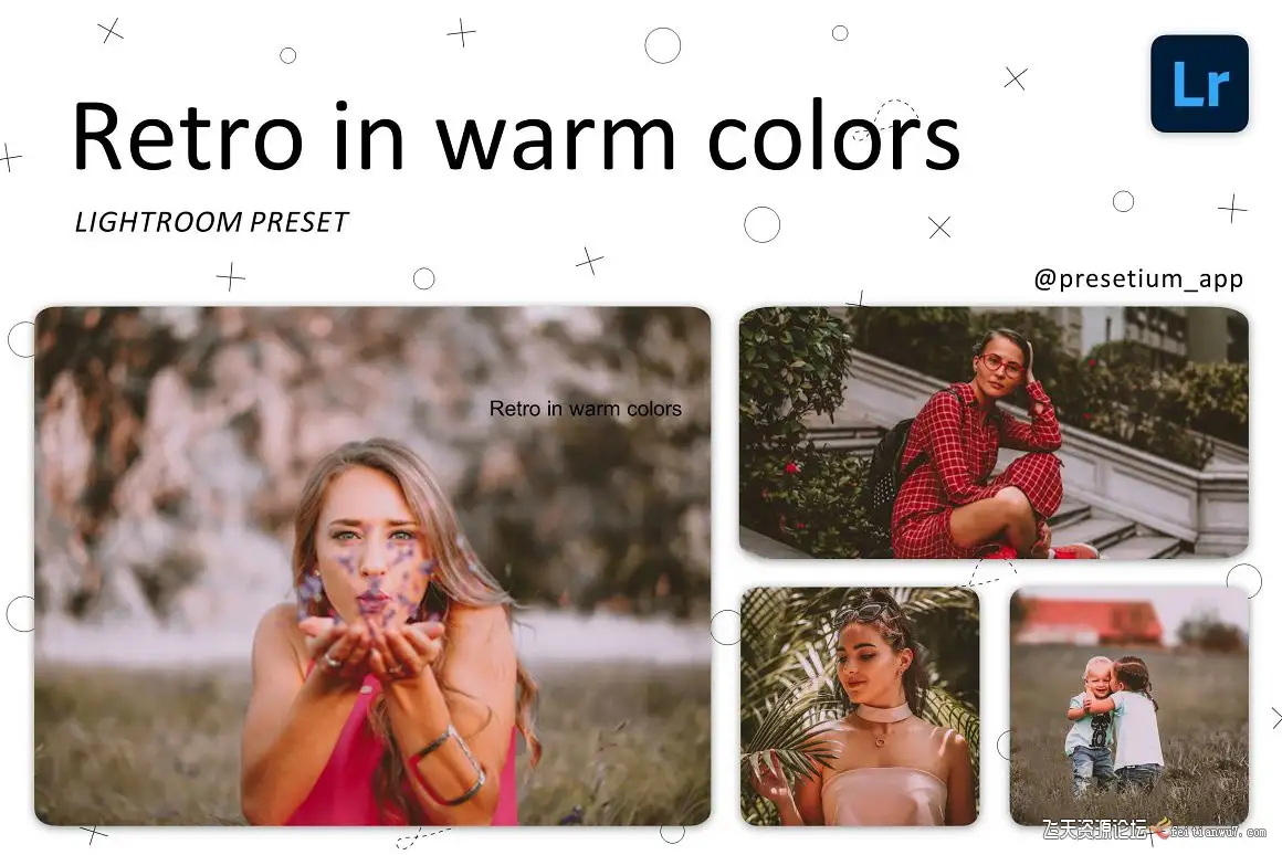 复古色彩Lightroom预设/APP调色滤镜Retro Colors - Lightroom Presets
