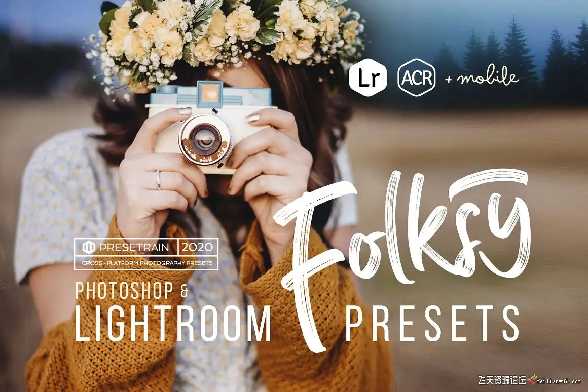 自然乡村柔和色调人像婚礼LR预设/APP调色滤镜Folksy Lightroom Presets