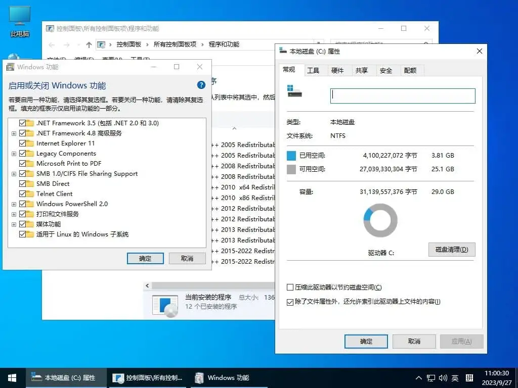 小修 Windows 10 LTSC_2019 17763.8280 深度精简 二合一 (2026.01.23)