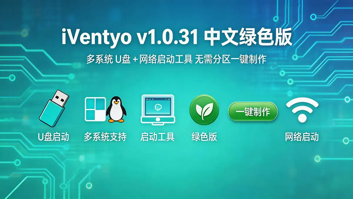 iVentoy v1.0.31 中文绿色版|多系统 U 盘 + 网络启动工具 无需分区一键制作插图 48449856eb9847c18acf9e8335836282~tplv a9rns2rl98 image.jpeg