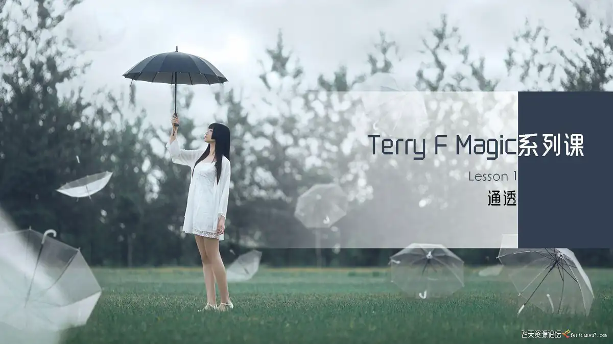 Terry-F 人像 PS 后期光影塑形实战教学 | 附配套练习素材