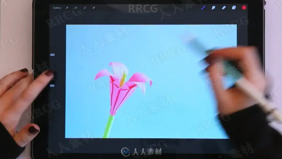 Procreate在iPad上进行手流行效果刻字基本知识技能视频教程