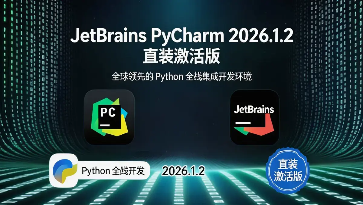 JetBrains PyCharm 2026.1.2 直装激活版 | 全球领先的 Python 全栈集成开发环境插图 1931a86113274142bb7a418d17990a1f~tplv a9rns2rl98 image.jpeg