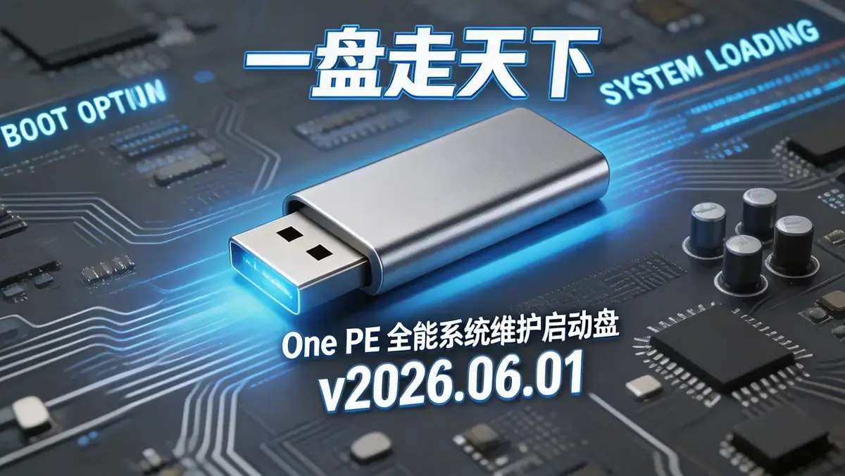 一盘走天下 One PE(PE维护系统)v2026.06.01插图 生成方形风景图片