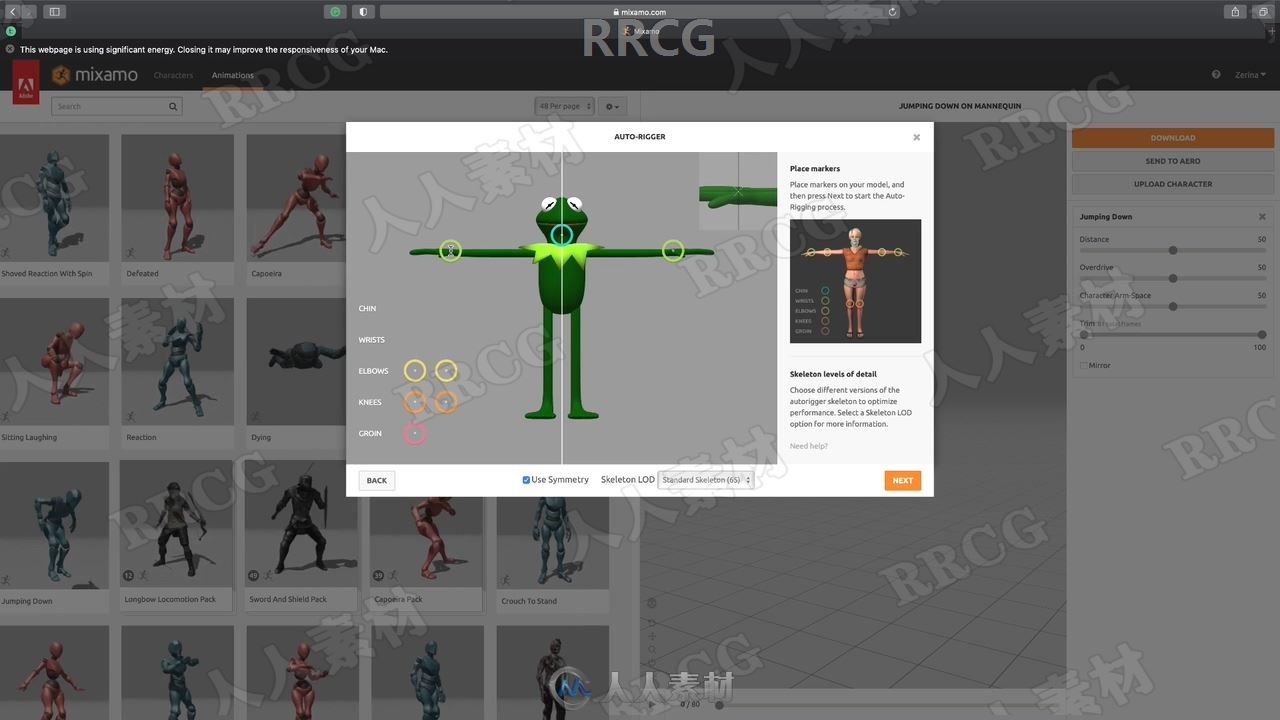 Blender小青蛙角色完整实例制作工作流程视频教程 (10)