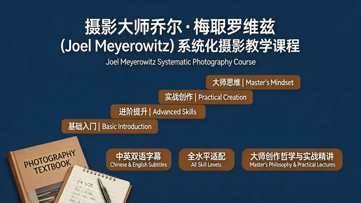 摄影大师–乔尔·梅耶罗维兹（Joel Meyerowitz）摄影教程中英字幕
