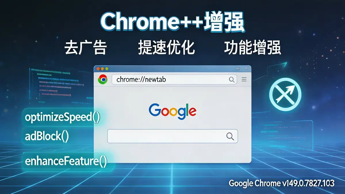 谷歌浏览器 Google Chrome v149.0.7827.103 便携增强版：深度交互优化与绿色免安装浏览终端