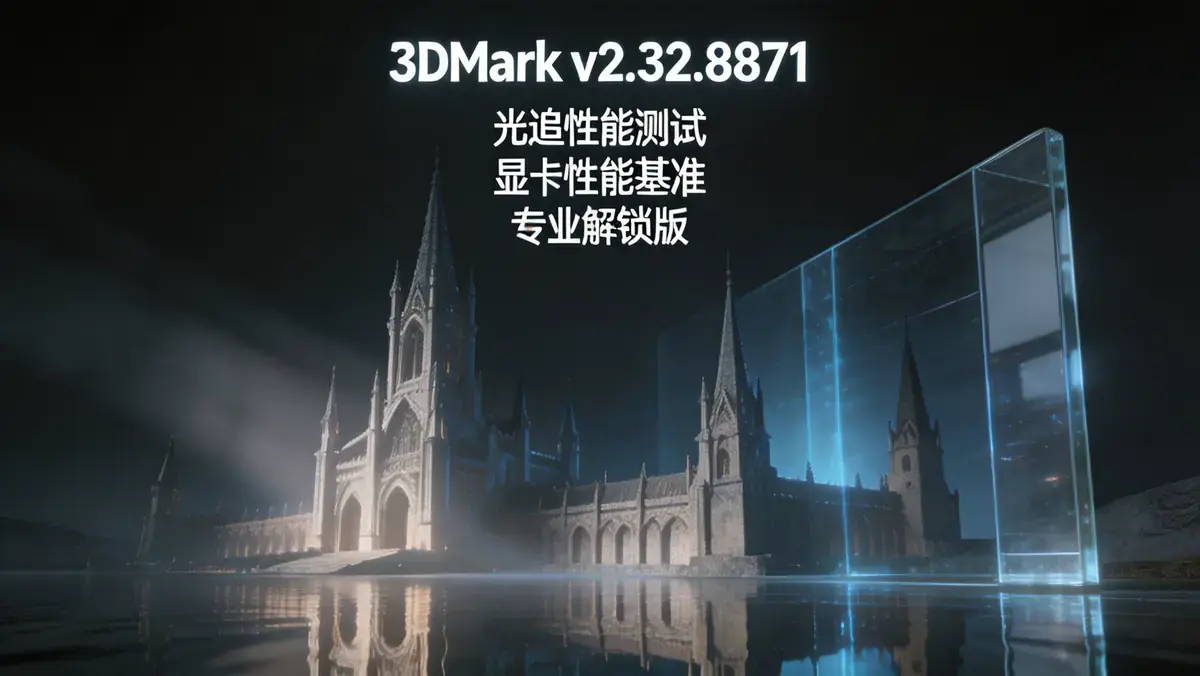 3DMark 解锁专业版 v2.32.8871 中文直装版：权威整机综合性能与显卡基准测试工具