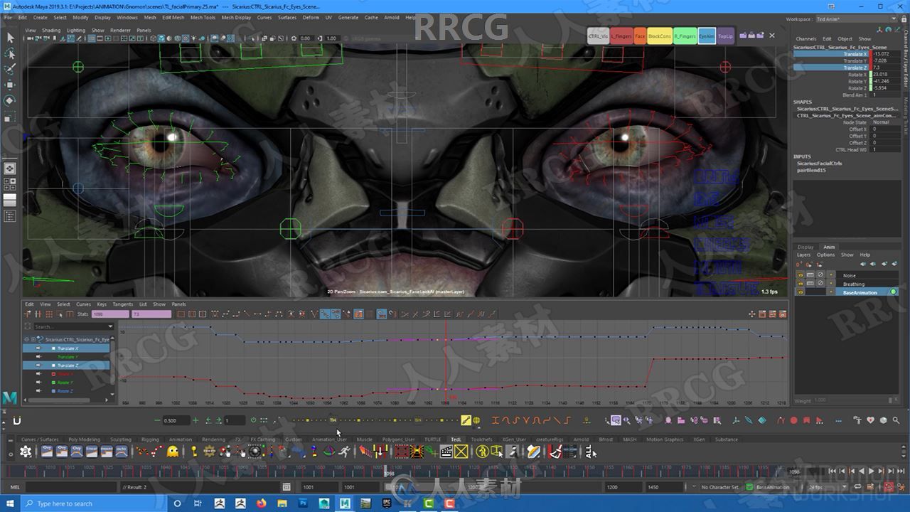 <a href='https://www.sblzyw.com/tag/maya'>maya</a> 影视级写实角色动画表演实战教程第二季|ILM 首席亲授 面部表情与身心融合技法 (9)