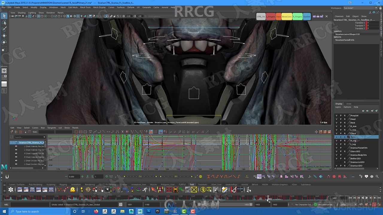 <a href='https://www.sblzyw.com/tag/maya'>maya</a> 影视级写实角色动画表演实战教程第二季|ILM 首席亲授 面部表情与身心融合技法 (7)
