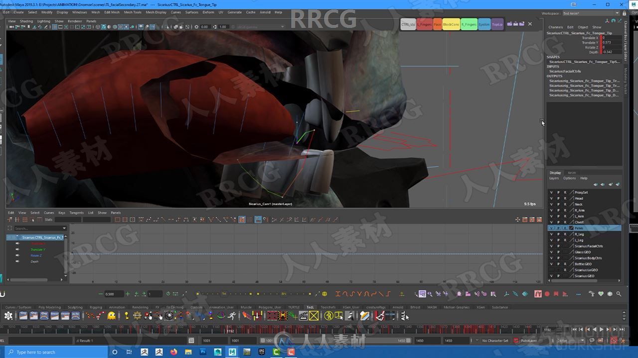 <a href='https://www.sblzyw.com/tag/maya'>maya</a> 影视级写实角色动画表演实战教程第二季|ILM 首席亲授 面部表情与身心融合技法 (10)