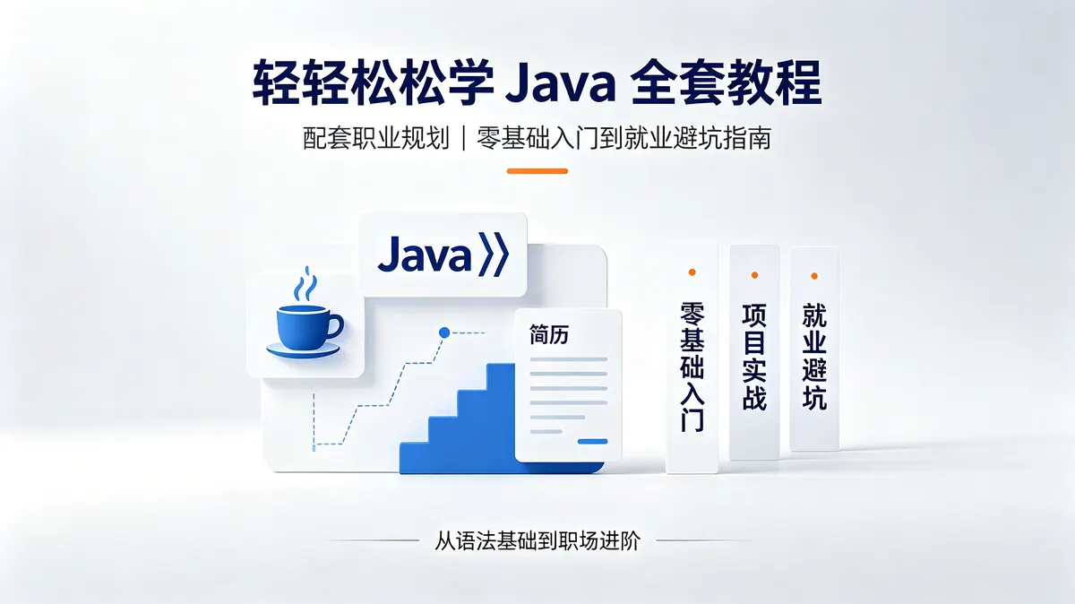 Java全栈工程师零基础突围营：从底层逻辑到项目实战与职业导航