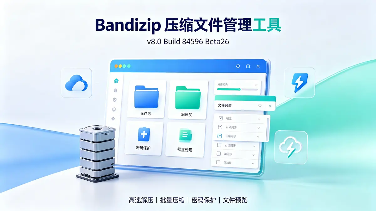 Bandizip(压缩文件管理工具) v8.0 Build 84596 Beta26