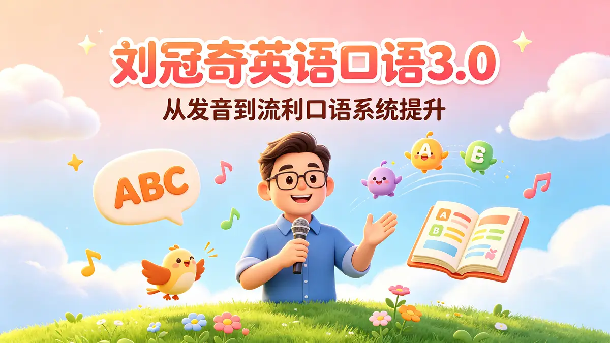 刘冠奇英语口语 3.0 全套课程 从发音到流利口语系统提升 (3)