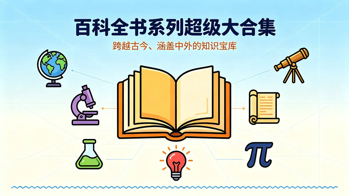 【典藏级】人类知识数字图书馆：全球百科全书超级大合集