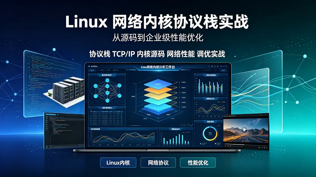 从Linux网络内核到企业级性能提升实战：协议栈深度剖析与调优