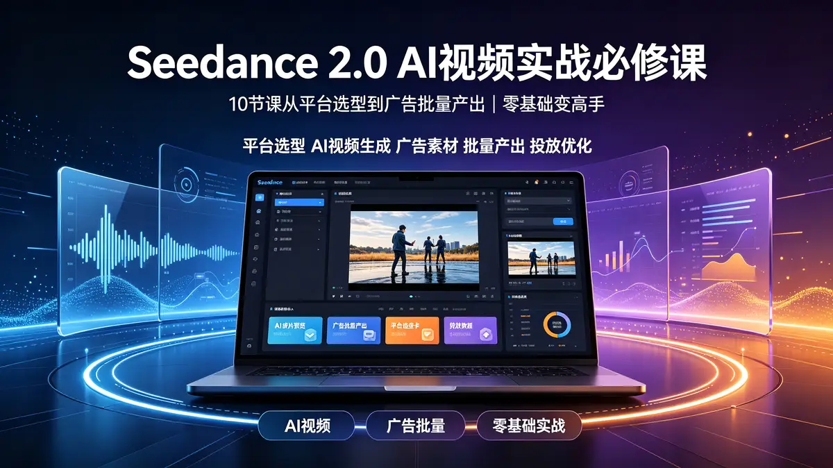 <a href='https://www.sblzyw.com/tag/seedance-2-0'>Seedance 2.0</a>, <a href='https://www.sblzyw.com/tag/ai%e8%a7%86%e9%a2%91%e5%88%9b%e4%bd%9c'>AI视频创作</a>, <a href='https://www.sblzyw.com/tag/%e6%a0%b8%e5%bf%83%e6%8a%80%e8%83%bd'>核心技能</a>, <a href='https://www.sblzyw.com/tag/%e5%af%bc%e6%bc%94%e6%8c%87%e4%bb%a4%e9%94%ae'>导演指令键</a>, @<a href='https://www.sblzyw.com/tag/%e8%af%ad%e6%b3%95'>语法</a>, <a href='https://www.sblzyw.com/tag/%e9%bb%84%e9%87%91%e6%8f%90%e7%a4%ba%e8%af%8d'>黄金提示词</a>, <a href='https://www.sblzyw.com/tag/%e5%8f%8c%e8%bd%a8%e6%b2%89%e6%b5%b8%e9%9f%b3%e9%a2%91'>双轨沉浸音频</a>, <a href='https://www.sblzyw.com/tag/%e5%8a%a8%e4%bd%9c%e5%90%8c%e6%ad%a5'>动作同步</a>, <a href='https://www.sblzyw.com/tag/%e9%ab%98%e7%ba%a7%e8%bf%90%e9%95%9c'>高级运镜</a>, <a href='https://www.sblzyw.com/tag/%e8%a7%92%e8%89%b2%e4%b8%80%e8%87%b4%e6%80%a7'>角色一致性</a>, <a href='https://www.sblzyw.com/tag/%e4%ba%a7%e5%93%81%e5%b9%bf%e5%91%8atvc'>产品广告TVC</a>, <a href='https://www.sblzyw.com/tag/ai%e6%bc%ab%e5%89%a7'>AI漫剧</a>