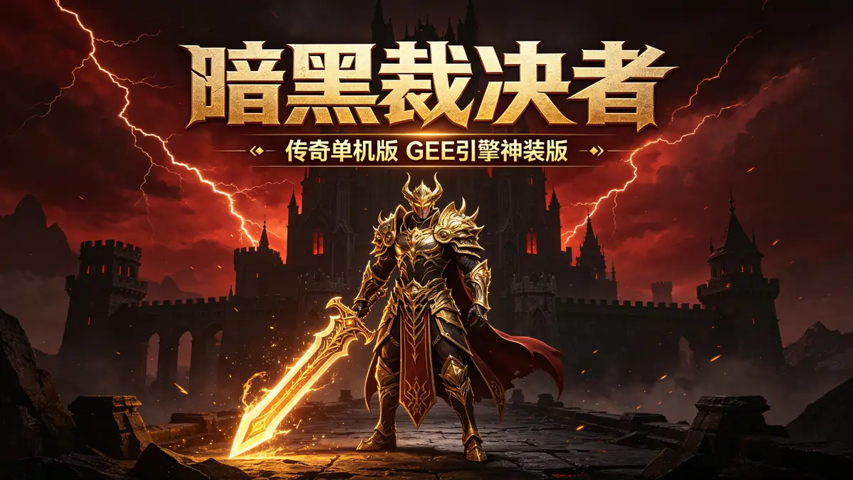 游蝶网单传奇单机版暗黑裁决者：8000张专属地图+万件神装GEE端