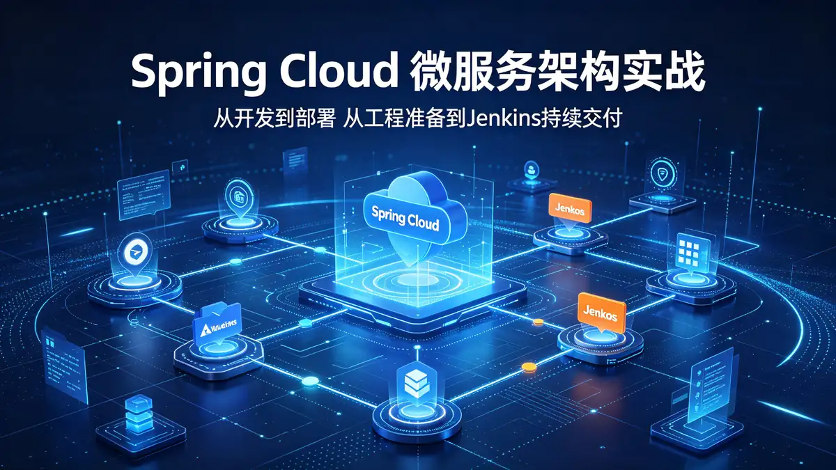 [微服务/Spring Cloud] 微服务产品从开发到部署 微服务架构实现技术 从工程准备到Jenkins持续交付准备