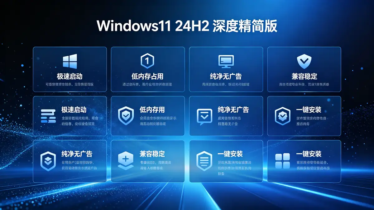不忘初心 Windows11 24H2 (26100.8737）X64 纯净[深度精简版]1.66G