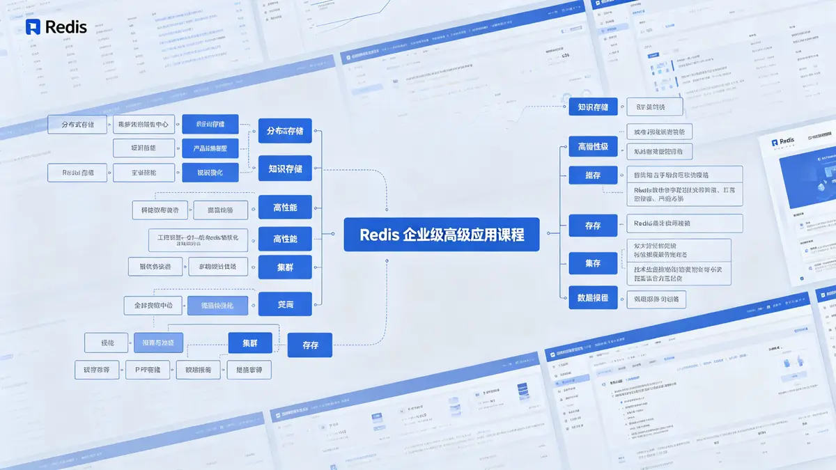 [Redis] 挑战BAT大厂高性能Redis分布式存储 Redis数据库存储企业级高级应用课程