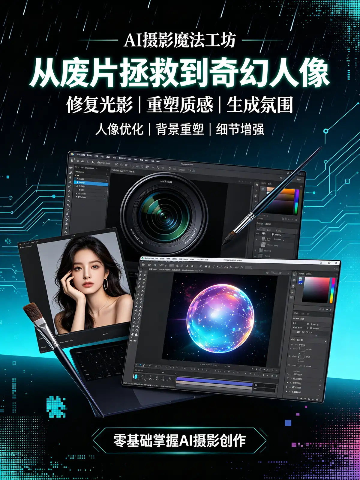 <a href='https://www.sblzyw.com/tag/ai%e4%bf%ae%e5%9b%be'>AI修图</a>, <a href='https://www.sblzyw.com/tag/%e6%91%84%e5%bd%b1'>摄影</a>, <a href='https://www.sblzyw.com/tag/photo-ai'>Photo AI</a>, <a href='https://www.sblzyw.com/tag/%e4%ba%ba%e5%83%8f%e5%a4%84%e7%90%86'>人像处理</a>, <a href='https://www.sblzyw.com/tag/%e5%ba%9f%e7%89%87%e6%8b%af%e6%95%91'>废片拯救</a>, <a href='https://www.sblzyw.com/tag/%e7%94%bb%e8%b4%a8%e6%8f%90%e5%8d%87'>画质提升</a>, <a href='https://www.sblzyw.com/tag/%e8%b7%91%e7%84%a6%e4%bf%ae%e5%a4%8d'>跑焦修复</a>, <a href='https://www.sblzyw.com/tag/%e5%a5%87%e5%b9%bb%e4%ba%ba%e5%83%8f'>奇幻人像</a>, <a href='https://www.sblzyw.com/tag/%e5%90%8e%e6%9c%9f%e6%8a%80%e5%b7%a7'>后期技巧</a>, <a href='https://www.sblzyw.com/tag/%e5%88%9b%e6%84%8f%e6%8f%90%e5%8d%87'>创意提升</a>, <a href='https://www.sblzyw.com/tag/%e8%af%be%e7%a8%8b%e6%8e%a8%e8%8d%90'>课程推荐</a>