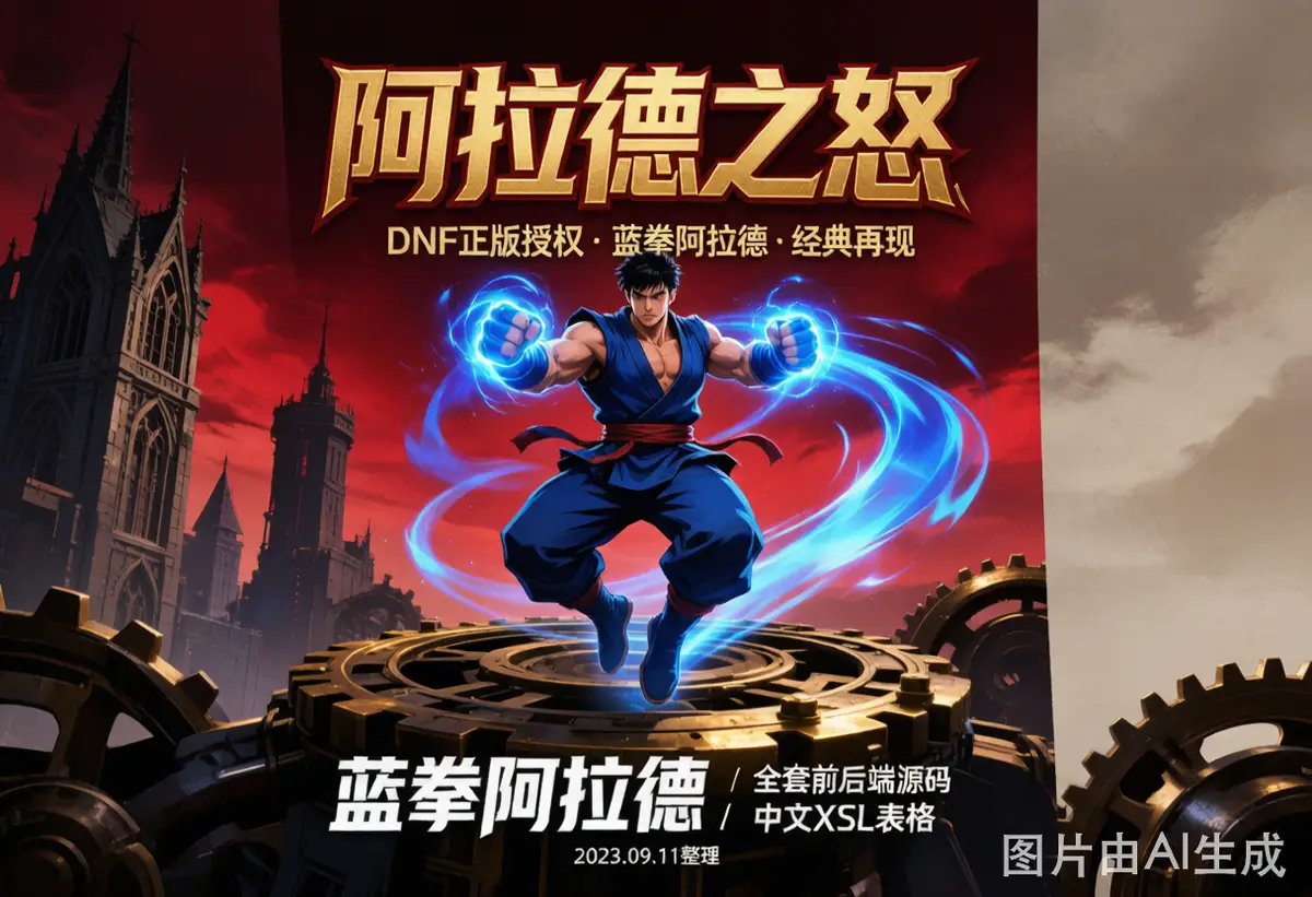 【游戏源码】《阿拉德之怒》蓝拳阿拉德 全套前后端源码+中文XSL表格 (2023.09.11整理打包)