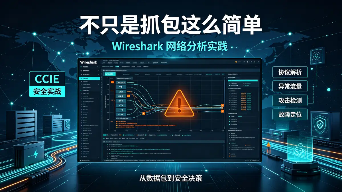 [CCIE安全实战] 不只是抓包这么简单：Wireshark网络分析实践+网络安全架构+安全测试全面实战
