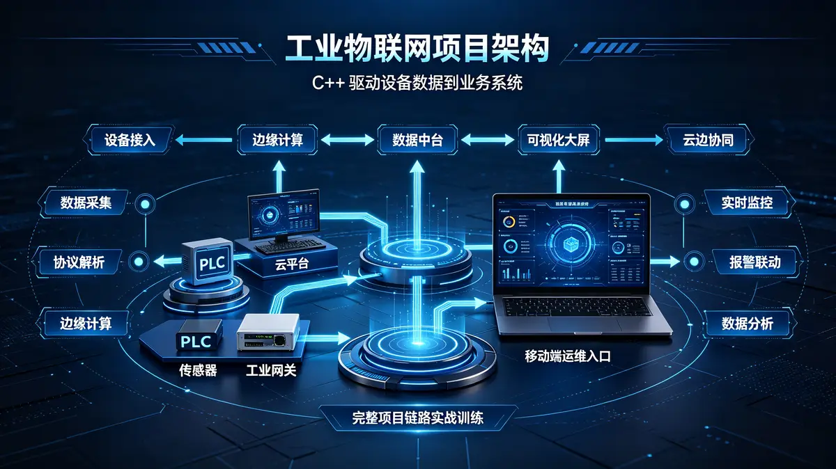 [项目开发/工具/产品开发教程] 追赶工业4.0 工业企业物联网开发项目实战课程 309集物联网逆战班高级教程