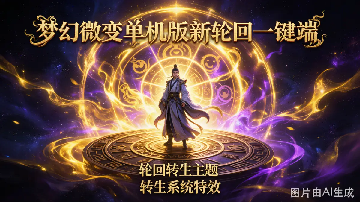 【单机游戏】梦幻微变单机版：新轮回一键端 (含转生/助战/寻宝/攻略/GM工具)