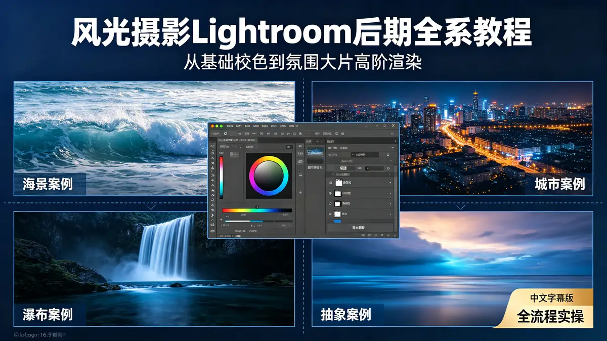 摄影师Michael Shainblum摄影Lightroom后期风光图像教程中文字幕