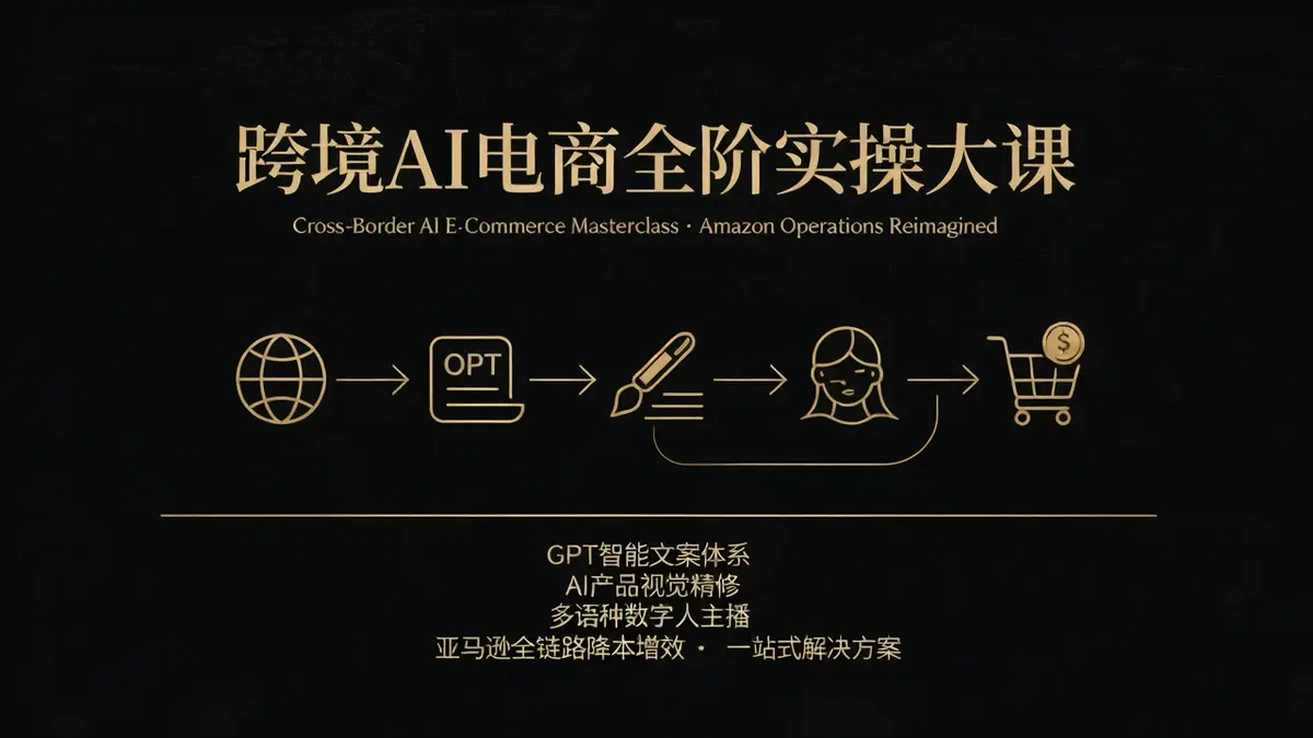 AI提效, 跨境电商, 亚马逊, <a href='https://www.sblzyw.com/tag/chatgpt'>chatgpt</a>, GPT 4, Listing生成, AI数字人, 选品分析, Coze工作流, 本地大模型, OpenClaw, AI视觉