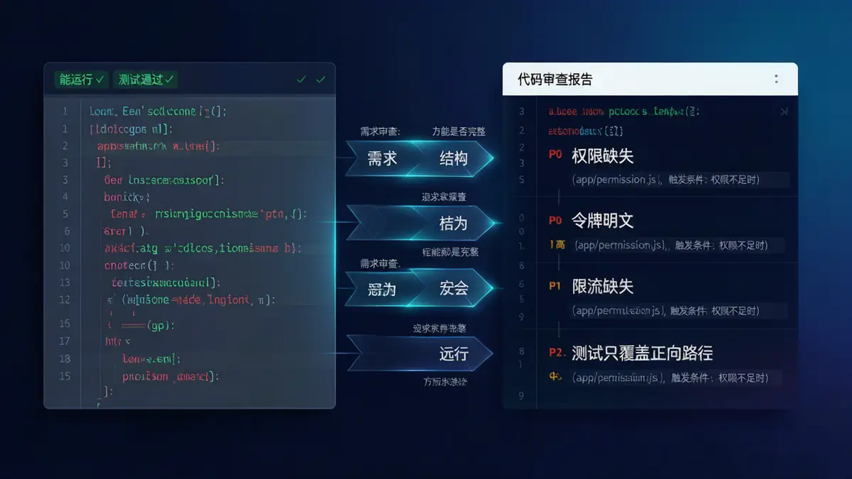 Vibe Coding 代码审查指南：AI 代码安全合并与上线