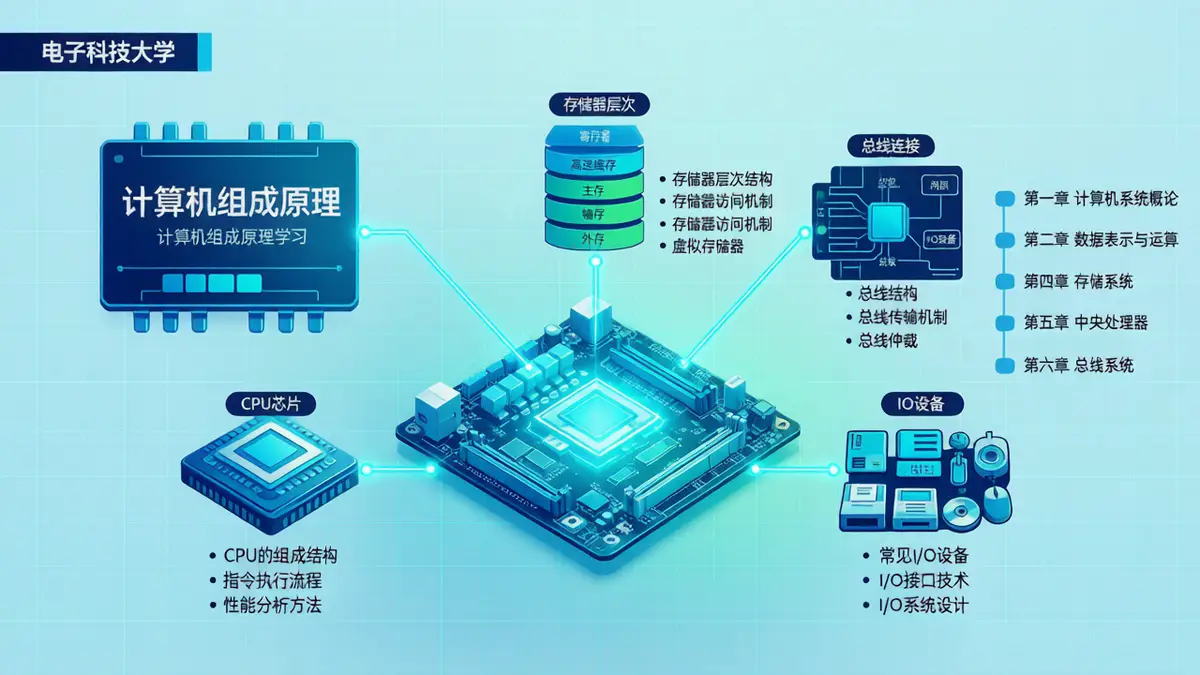 电子科技大学计算机组成原理课程目录解析
